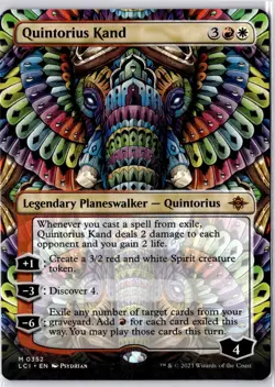 Quintorius Kand (0352) (Borderless) The Lost Caverns of Ixalan Regular NM M 0352 - Image 1