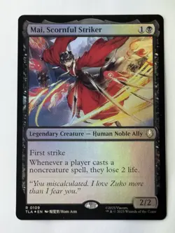 MTG Mai, Scornful Striker (109) Gem Mint Foil | Avatar: The Last Airbender {TLA} - Image 1