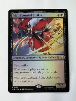 MTG Mai, Scornful Striker (109) Gem Mint Foil | Avatar: The Last Airbender {TLA} - Image 2