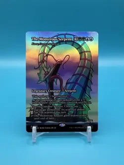The Monstrous Serpent - Koma, Cosmos Serpent (Borderless) - FOIL - Avatar MTG - Image 1