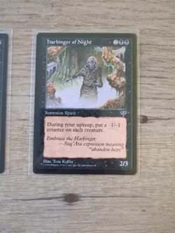MTG Harbinger of Night from Mirage EX-MT -NMT - Image 2