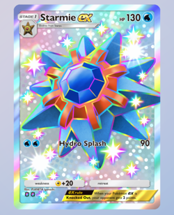Starmie EX Shiny 2⭐, Pokemon TCG Pocket, Celestial Guardians, English - Image 1