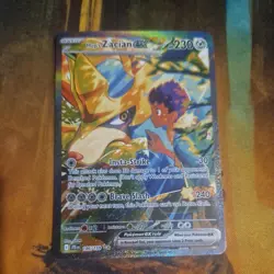 Hop's Zacian ex 186/159 Pokemon TCG Sv09: Journey Together SIR Holo - Image 1