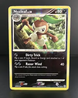 Pokemon TCG - NUZLEAF - 57/130 - REVERSE HOLO - DIAMOND & PEARL (2007) - HP - Image 1