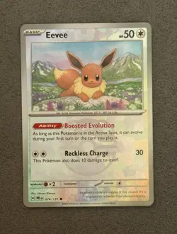 Pokemon TCG Eevee 074/131 Master Ball - Reverse Holo - Prismatic Evolutions NM/M - Image 2
