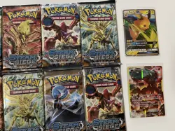 Pokemon TCG XY Steam Siege Booster Pack Lot 10x - Image 2
