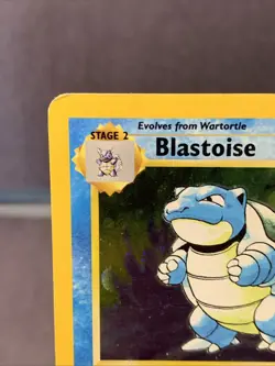Pokemon TCG Blastoise #2/130 Base Set 2 Holo Rare 2000 VTG WOTC MP - Image 3