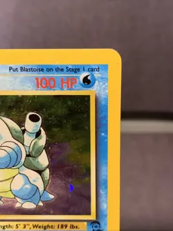 Pokemon TCG Blastoise #2/130 Base Set 2 Holo Rare 2000 VTG WOTC MP - Image 4