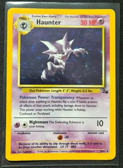 Pokemon Haunter 6/62 Holo Fossil Unlimited - Image 1