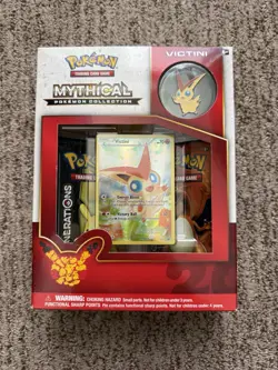Pokemon 2016 XY Generations Victini Mythical Pin Collection Box 20th Anniversary - Image 1