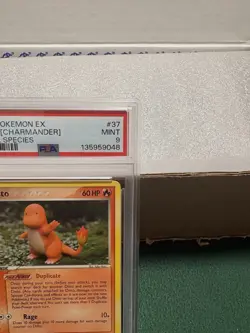 Pokemon TCG: 2005 Pokemon EX Ditto Charmander Delta Species #37/113 PSA 9 MINT - Image 3