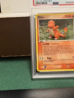 Pokemon TCG: 2005 Pokemon EX Ditto Charmander Delta Species #37/113 PSA 9 MINT - Image 5