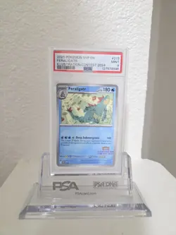 2025 POKEMON SVP EN FERALIGATR ILLUSTRATION CONTEST 2024 #213 PSA 9 MINT - Image 1