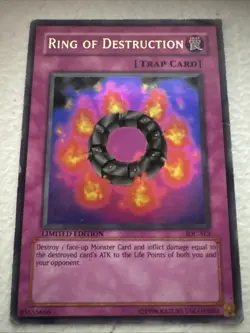 Yugioh Ring of Destruction RP02-EN066 Secret Rare - Heavy play - Image 1