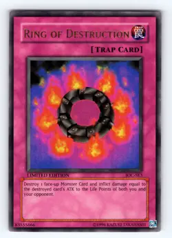 Yugioh Ring of Destruction IOC-SE3 Ultra Rare - VLP-NM 💎 - Image 1
