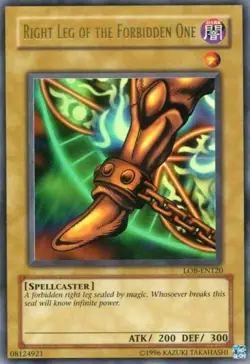 Right Leg of the Forbidden One - LOB-EN120 - Ultra Rare - Unlimited Edition x1 M - Image 1