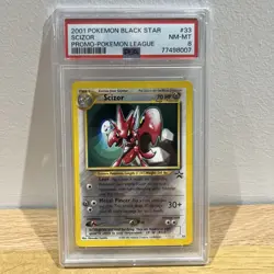 Scizor 33 Black Star Promo PSA 8 NM-MT Pokemon Card - Image 1