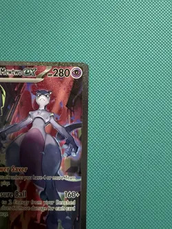 Pokemon TCG Team Rockets Mewtwo EX Full Art English Edition Card 213/182 - Image 5
