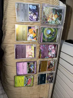 Pokemon Scarlet Violet Set of Holo and Exs Rare Cards Near Mint Condition - Image 1