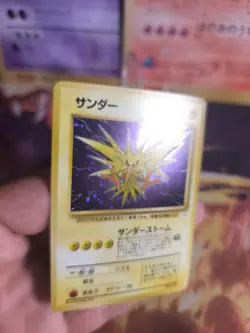 Pokemon Karte Card Zapdos Mysterious Of Fossil 1997 Holo Wotc japanese NM- - Image 5