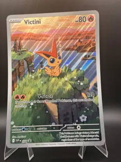 Victini Jumbo Card Scarlet & Violet Black Star Promos Near Mint Holo - Image 1