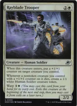 Rayblade Trooper - FOIL - U Edge of Eternities 30 - MTG - Image 1