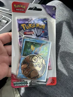 Pokemon TCG Temporal Forces Carvanha Checklane Blister Booster Pack Sealed 🇬🇧 - Image 1