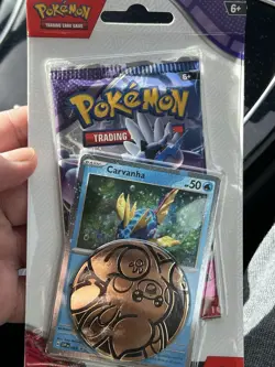 Pokemon TCG Temporal Forces Carvanha Checklane Blister Booster Pack Sealed 🇬🇧 - Image 2
