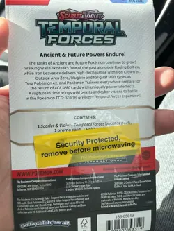 Pokemon TCG Temporal Forces Carvanha Checklane Blister Booster Pack Sealed 🇬🇧 - Image 3