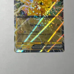 Pokemon TCG Pikachu EX 028/131 Prismatic Evolutions (PRE) Double Rare Near Mint - Image 3