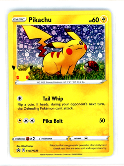 Pokemon TCG Pikachu SWSH039 Holo General Mills Promo 25th Anniversary 🔥⚡NM - Image 1