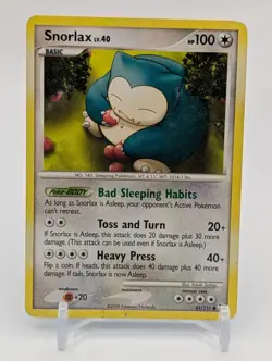 Snorlax 81/111 - Pokemon TCG - 2009 Pokemon Rising Rivals - Image 1