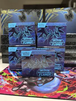 Pokemon Phantasmal Flames ETB Elite Trainer Box Opened - Image 1