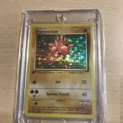 Pokemon Custom 1st Edition FANART 1999 hitmonchan Pontya Magmar Base x3 - Image 2