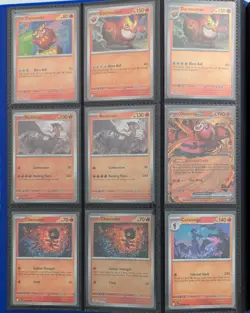 Pokemon TCG Phantasmal Flames - Complete Base Master Set (Including RH) + binder - Image 4