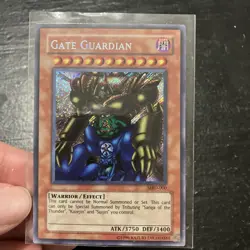 Yu-Gi-Oh! TCG Gate Guardian Metal Raiders MRD-EN000 Unlimited Secret Rare mint - Image 1