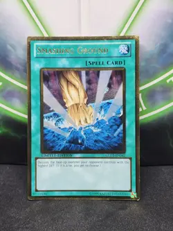Yugioh Smashing Ground GLD3-EN042 Gold Rare Limited Edition NM - Image 1