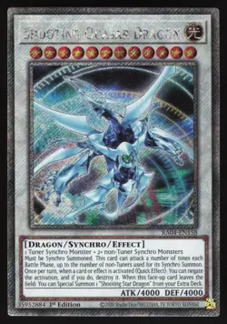 Shooting Quasar Dragon - RA04-EN158 - Platinum Secret Rare - 1st Edition Yugioh - Image 1