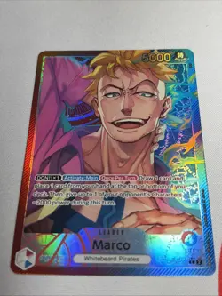 Marco OP08-002 Leader Alt Art One Piece Card Game Two Legends - Image 1