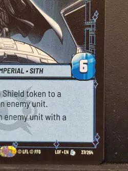 Star Wars Unlimited LOF DARTH VADER Twilight of the Apprentice Legendary Card 37 - Image 5