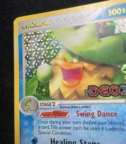 Ludicolo 10/107 Ex Deoxys Reverse Holo Stamped Pokemon Card TCG Rare - LP - Image 5