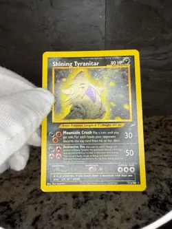 Pokemon Neo Destiny Shining Tyranitar Card 113/105 Secret Rare, Vintage - Image 2
