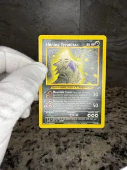 Pokemon Neo Destiny Shining Tyranitar Card 113/105 Secret Rare, Vintage - Image 3