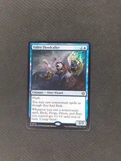 Foil Valley Floodcaller Bloomburrow Magic MTG Card Near Mint Condition - Image 1