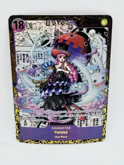 Goddess Story One Piece Perona Manga DIY Doujin Kawaii Art Holo Card - Image 1