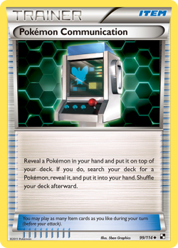 Pokemon Communication 99/114 Uncommon | Black & White | Pokemon Card - Image 1