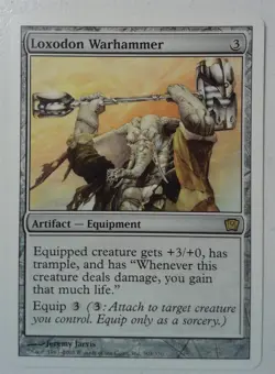 Loxodon Warhammer *Rare* Magic MtG x1 Ninth 9th Edition SP - Image 1