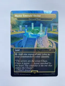 Command Tower [Master Emerald Shrine] SECRET LAIR FOIL MTG - Image 1