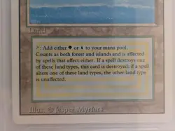 MTG Tropical Island Revised 3ED - BGS 9 (9.5/9.5/9/9) - Graded Dual Land - Image 3