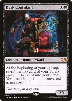 MTG Double Masters 2XM Dark Confidant MINT - Image 1
